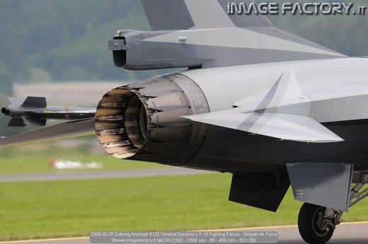 2009-06-26 Zeltweg Airpower 6122 General Dynamics F-16 Fighting Falcon - Belgian Air Force